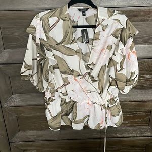 Express, women’s XL, wrap blouse.  Brand new with tags.